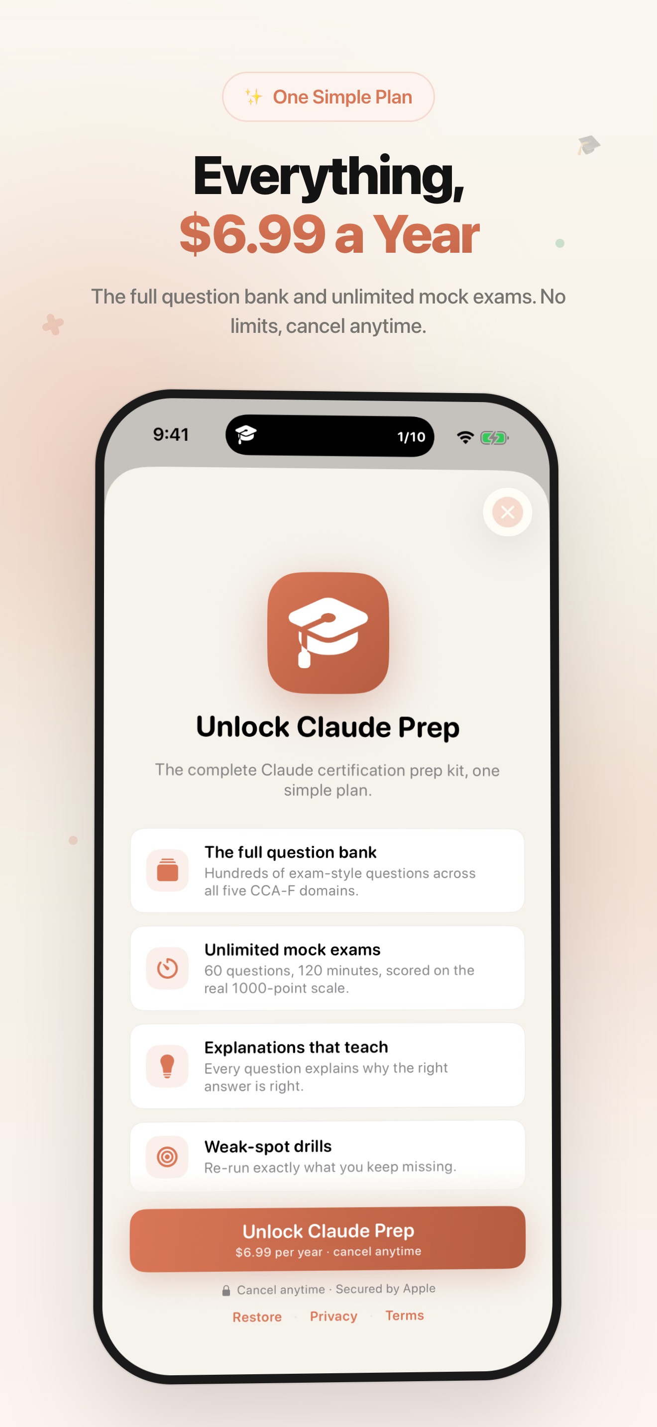 Claude Prep: Certification Exam — Pro